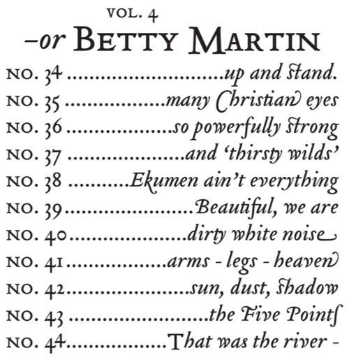 —or Betty Martin.